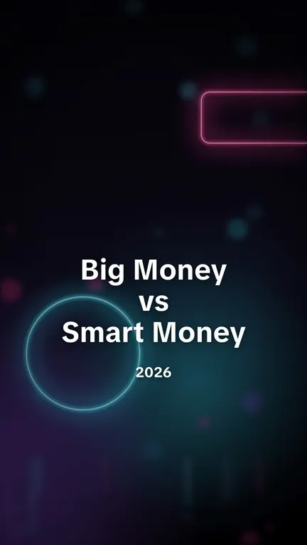 Cover slide, Big Money / Smart Money format